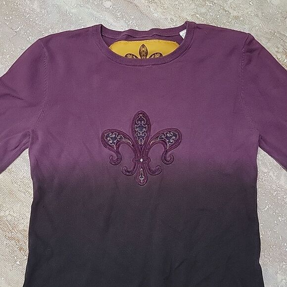ROYAL PLUSH WOMANS EXTRA LONG SLEEVE TEE SIZE APPROX MEDIUM (SEE MEASURES) - Picture 2 of 6